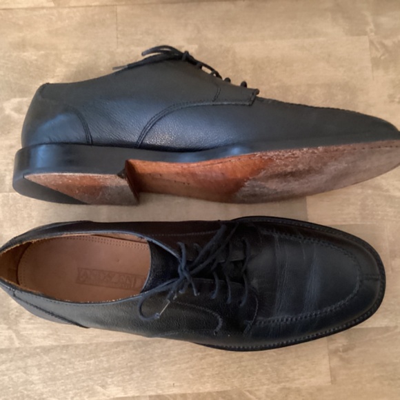 Lands’ End Men’s Black Leather Oxford Size 12M main image 6